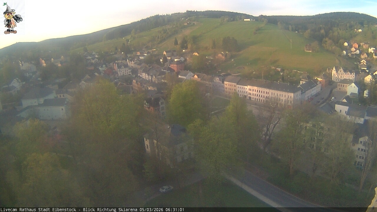 Archived image Webcam Eibenstock in the Erz Mountains