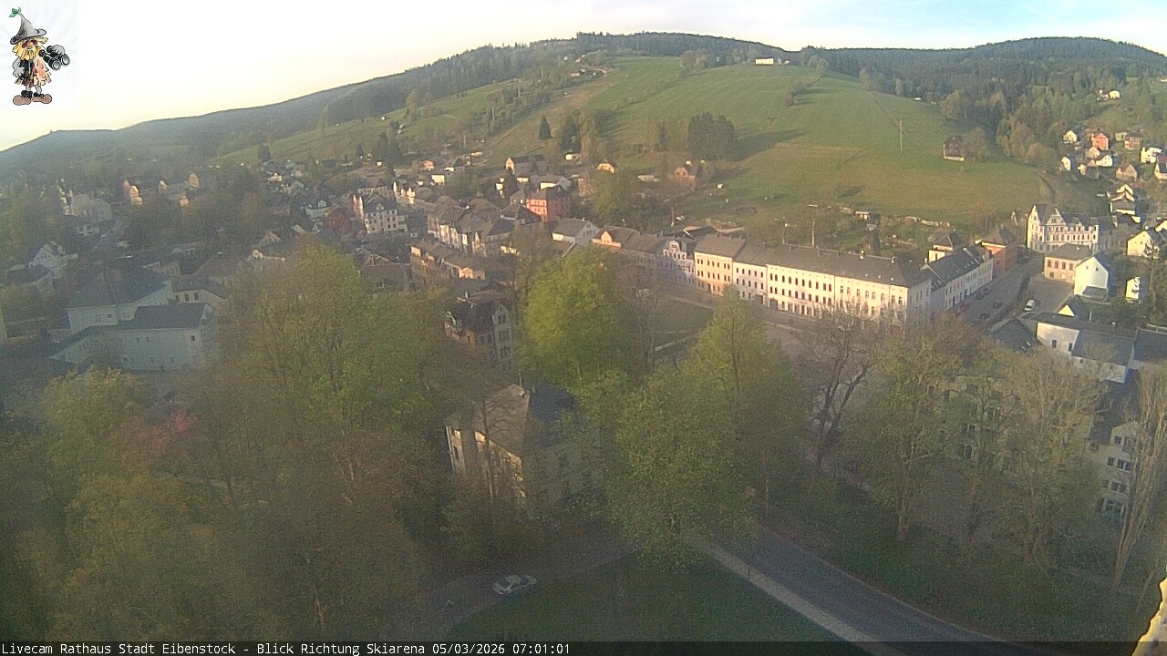 Archived image Webcam Eibenstock in the Erz Mountains