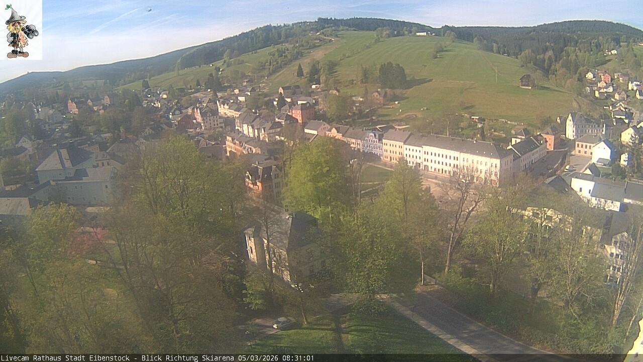 Archived image Webcam Eibenstock in the Erz Mountains
