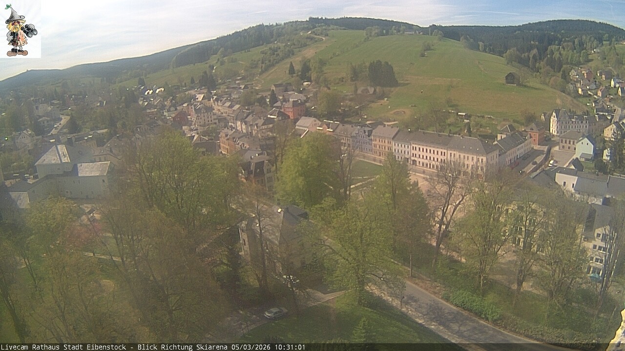 Archived image Webcam Eibenstock in the Erz Mountains