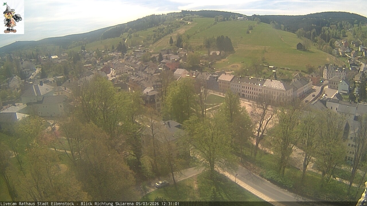 Archived image Webcam Eibenstock in the Erz Mountains