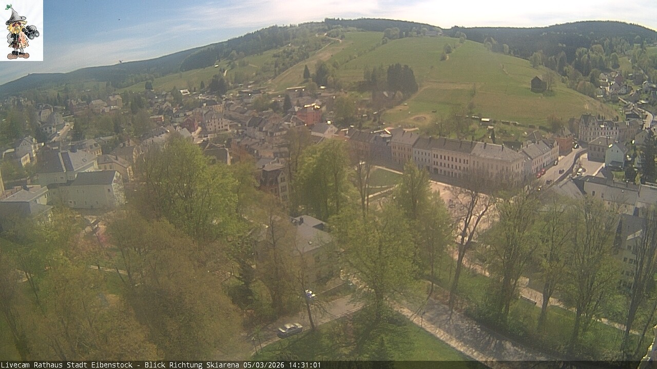 Archived image Webcam Eibenstock in the Erz Mountains