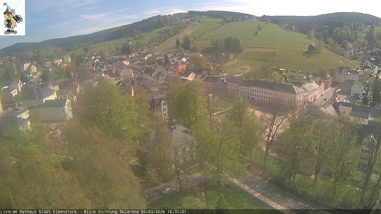 Archived image Webcam Eibenstock in the Erz Mountains