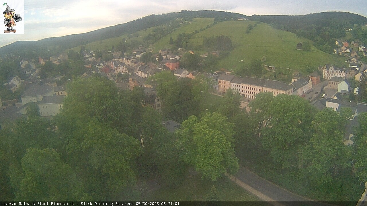 Archived image Webcam Eibenstock in the Erz Mountains