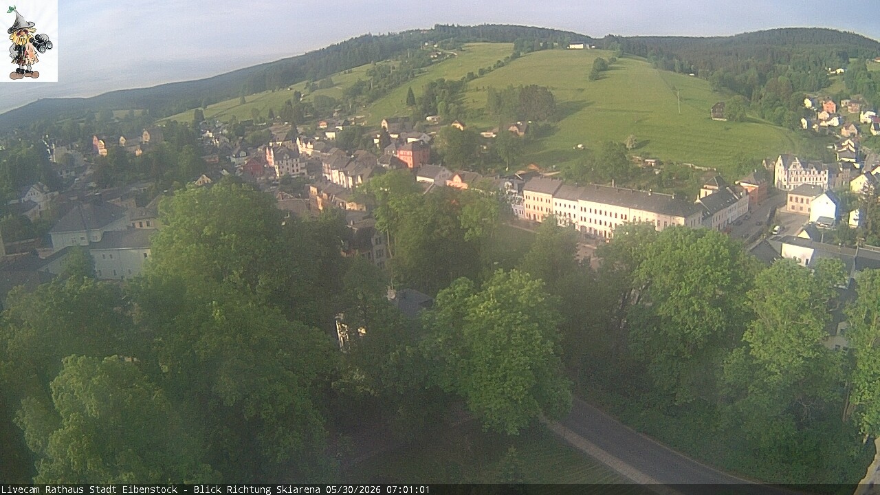 Archived image Webcam Eibenstock in the Erz Mountains