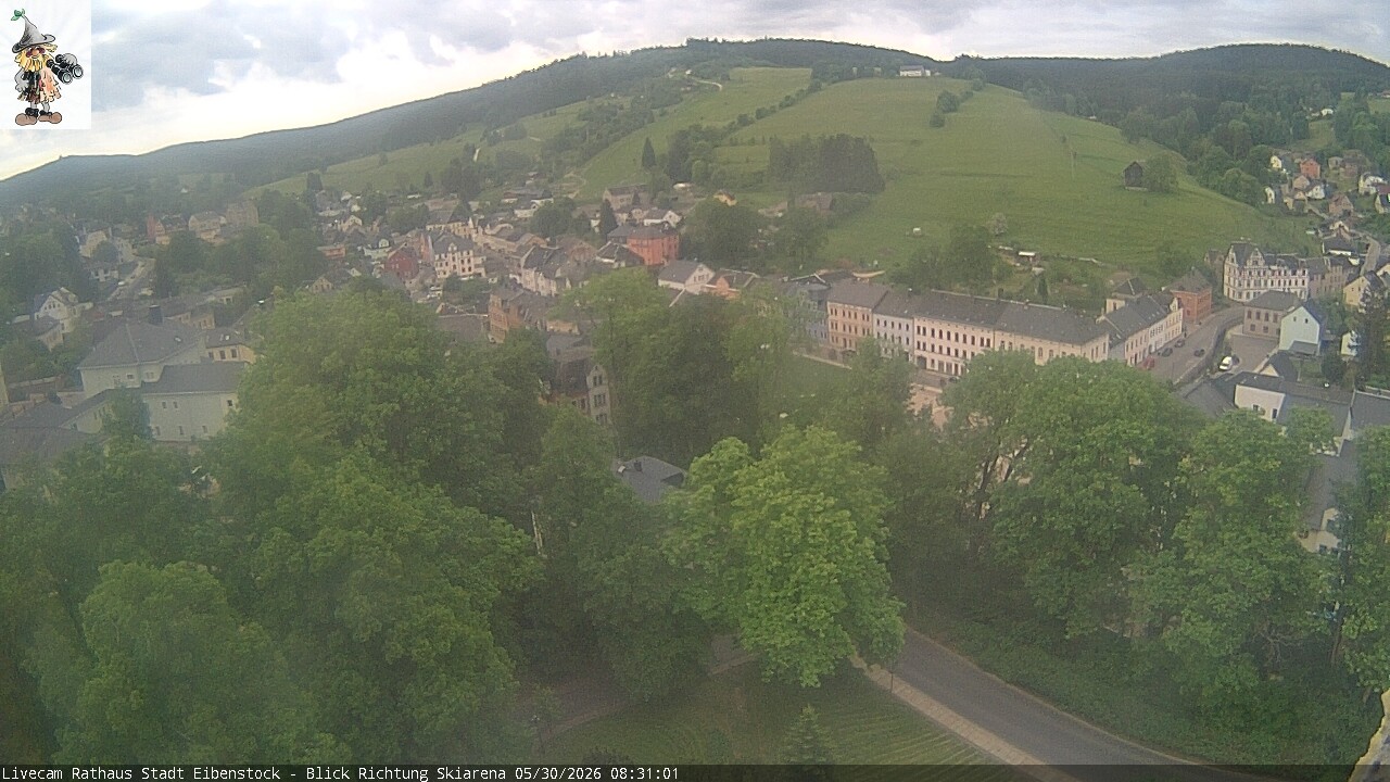 Archived image Webcam Eibenstock in the Erz Mountains