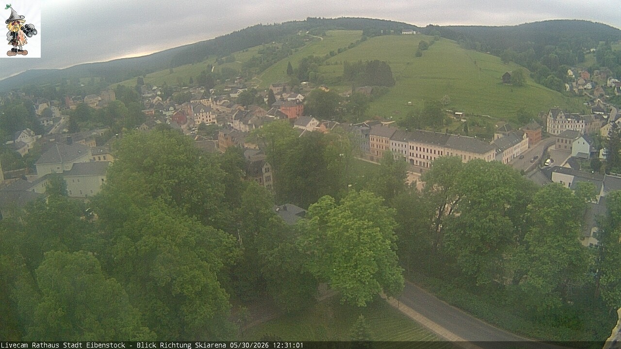 Archived image Webcam Eibenstock in the Erz Mountains