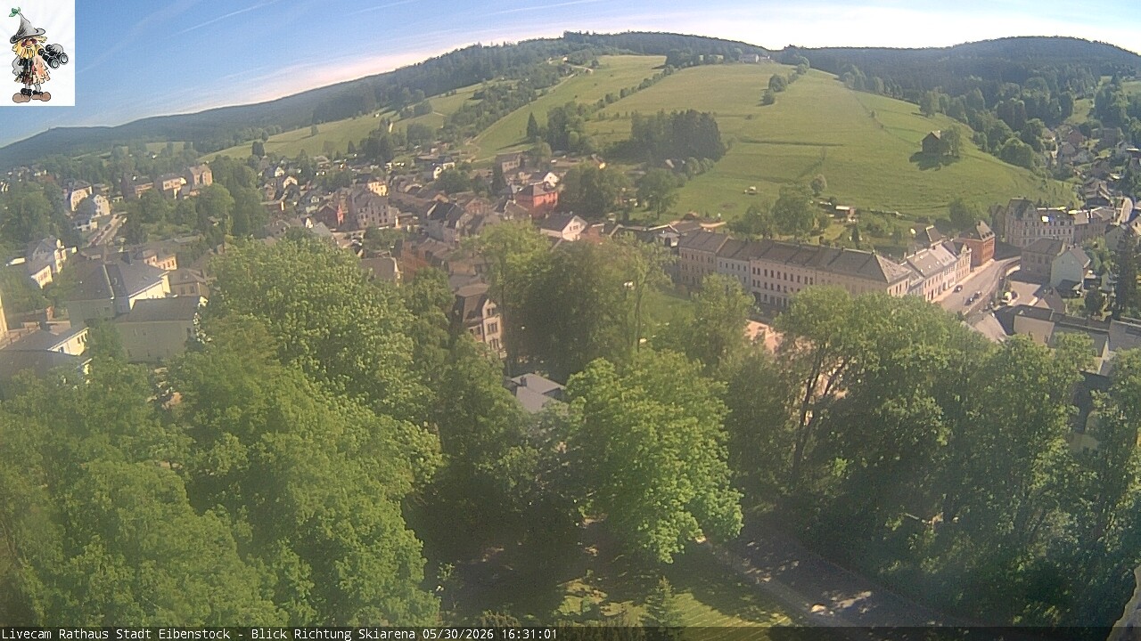 Archived image Webcam Eibenstock in the Erz Mountains