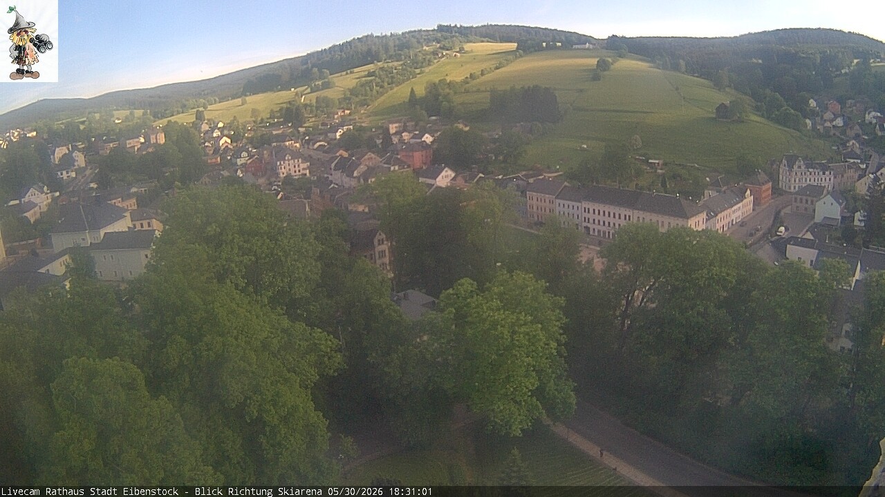 Archived image Webcam Eibenstock in the Erz Mountains