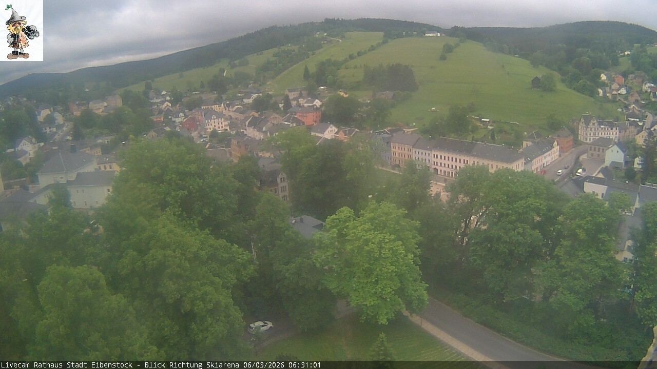 Archived image Webcam Eibenstock in the Erz Mountains