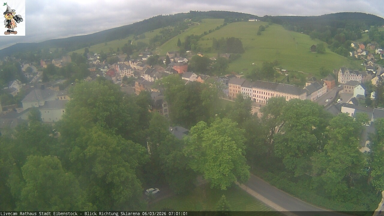 Archived image Webcam Eibenstock in the Erz Mountains