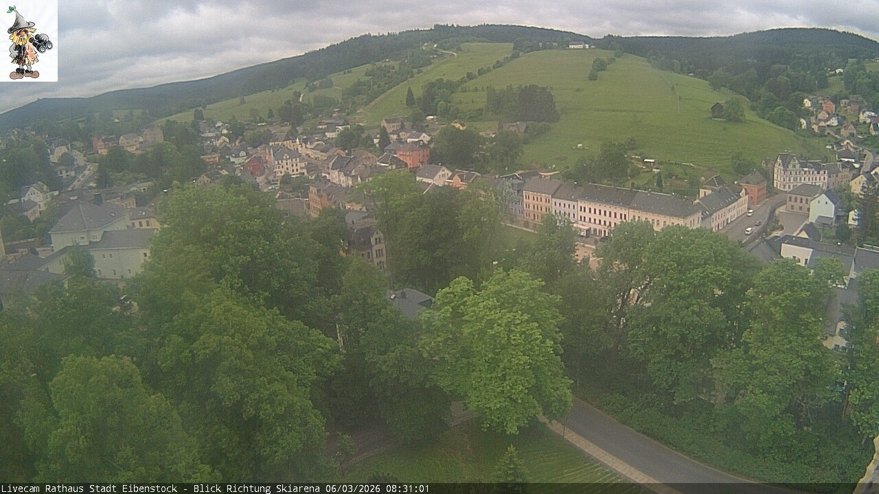 Archived image Webcam Eibenstock in the Erz Mountains