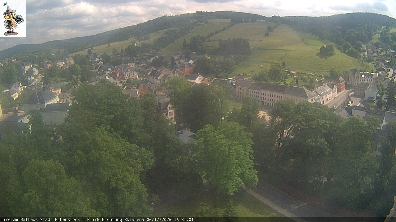 Archived image Webcam Eibenstock in the Erz Mountains