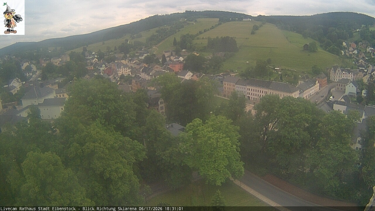 Archived image Webcam Eibenstock in the Erz Mountains