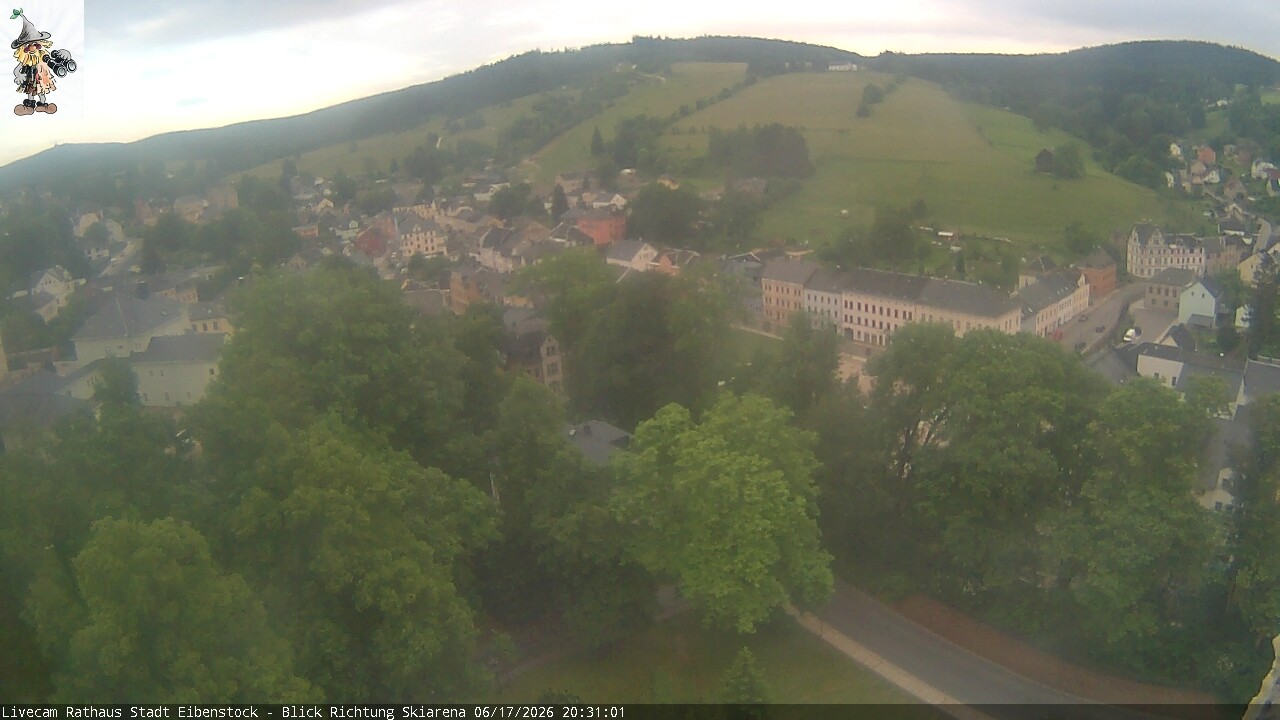Archived image Webcam Eibenstock in the Erz Mountains