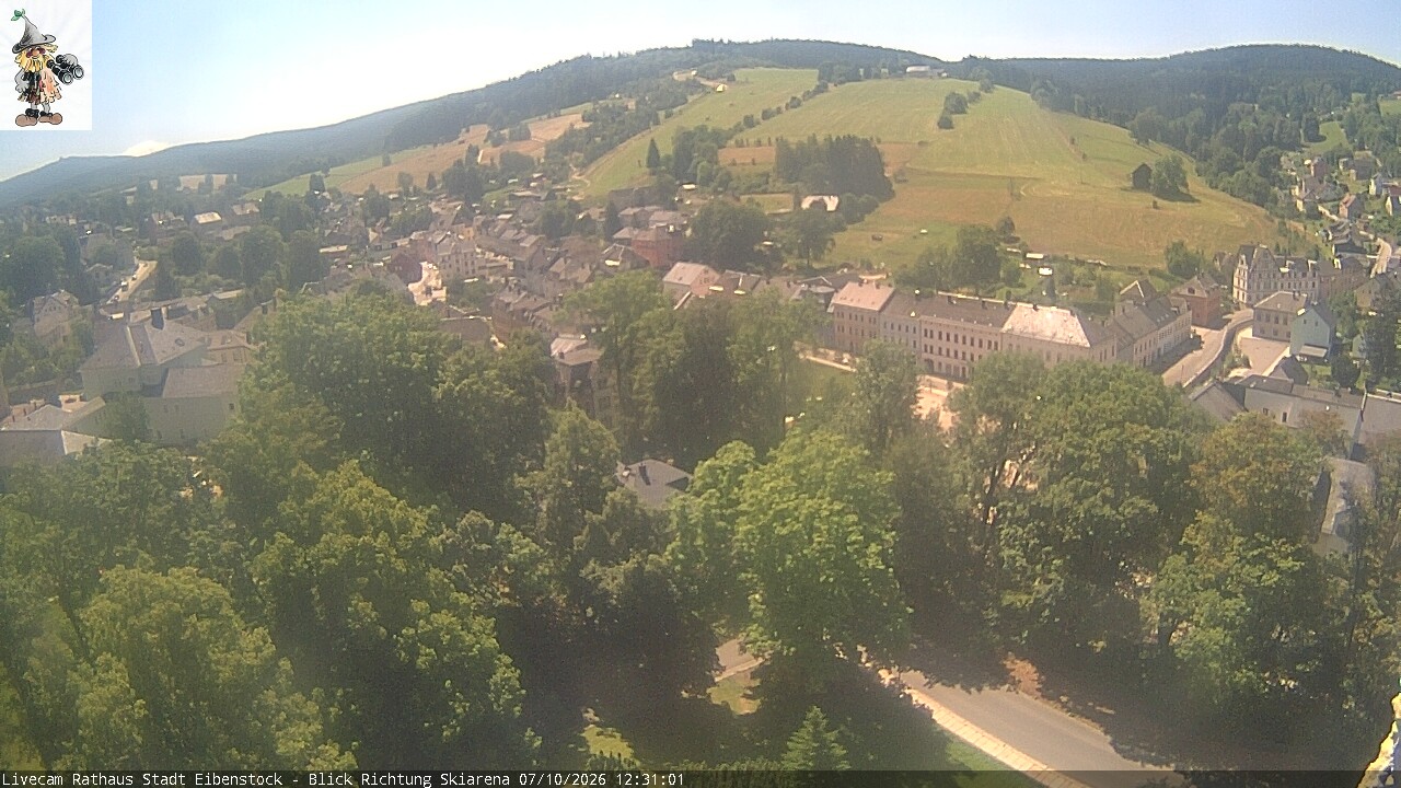 Archiv Foto Webcam Eibenstock im Erzgebirge