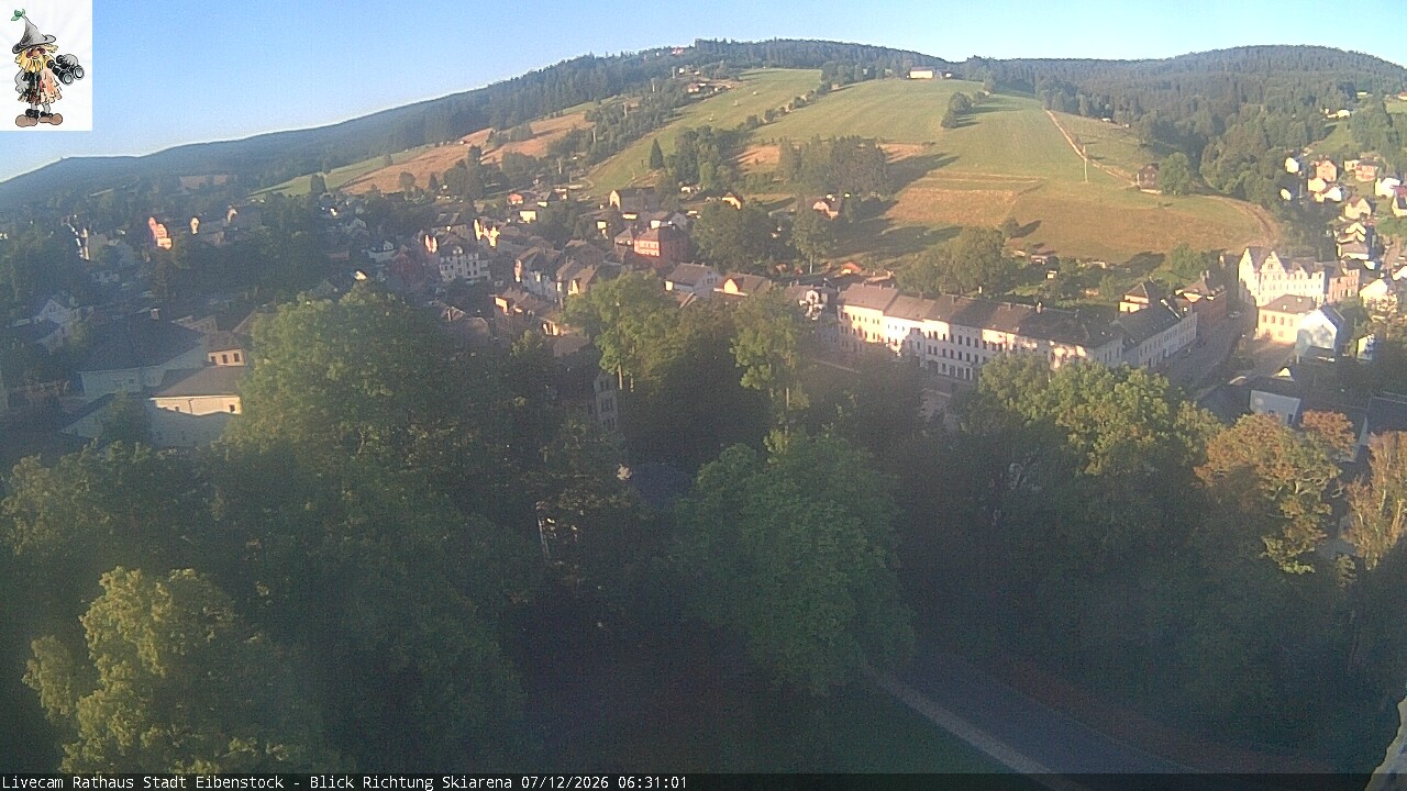 Archived image Webcam Eibenstock in the Erz Mountains