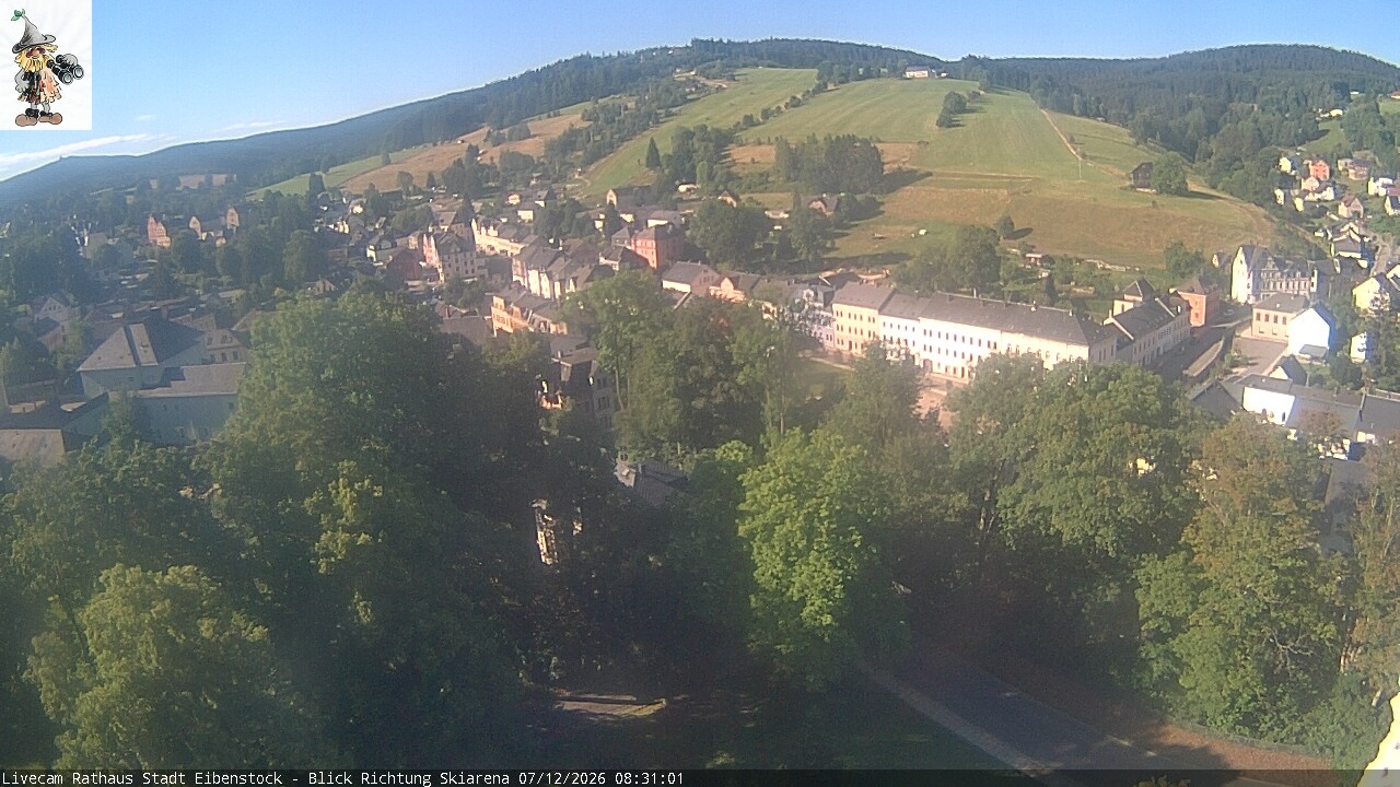 Archived image Webcam Eibenstock in the Erz Mountains