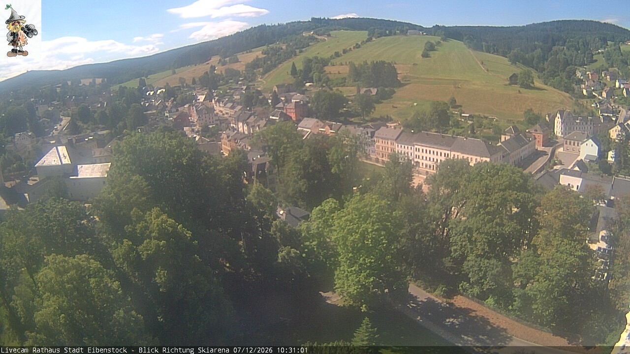 Archived image Webcam Eibenstock in the Erz Mountains