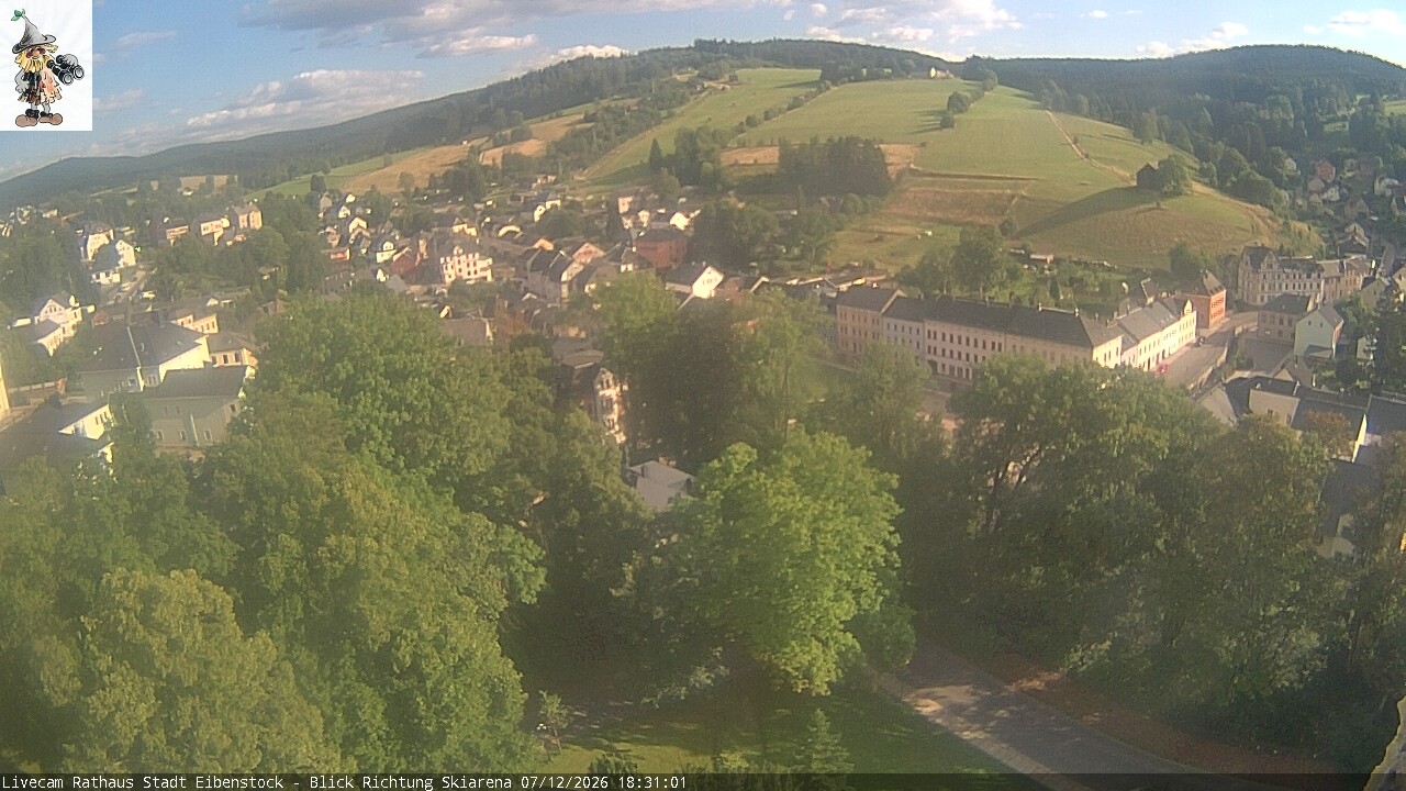 Archived image Webcam Eibenstock in the Erz Mountains