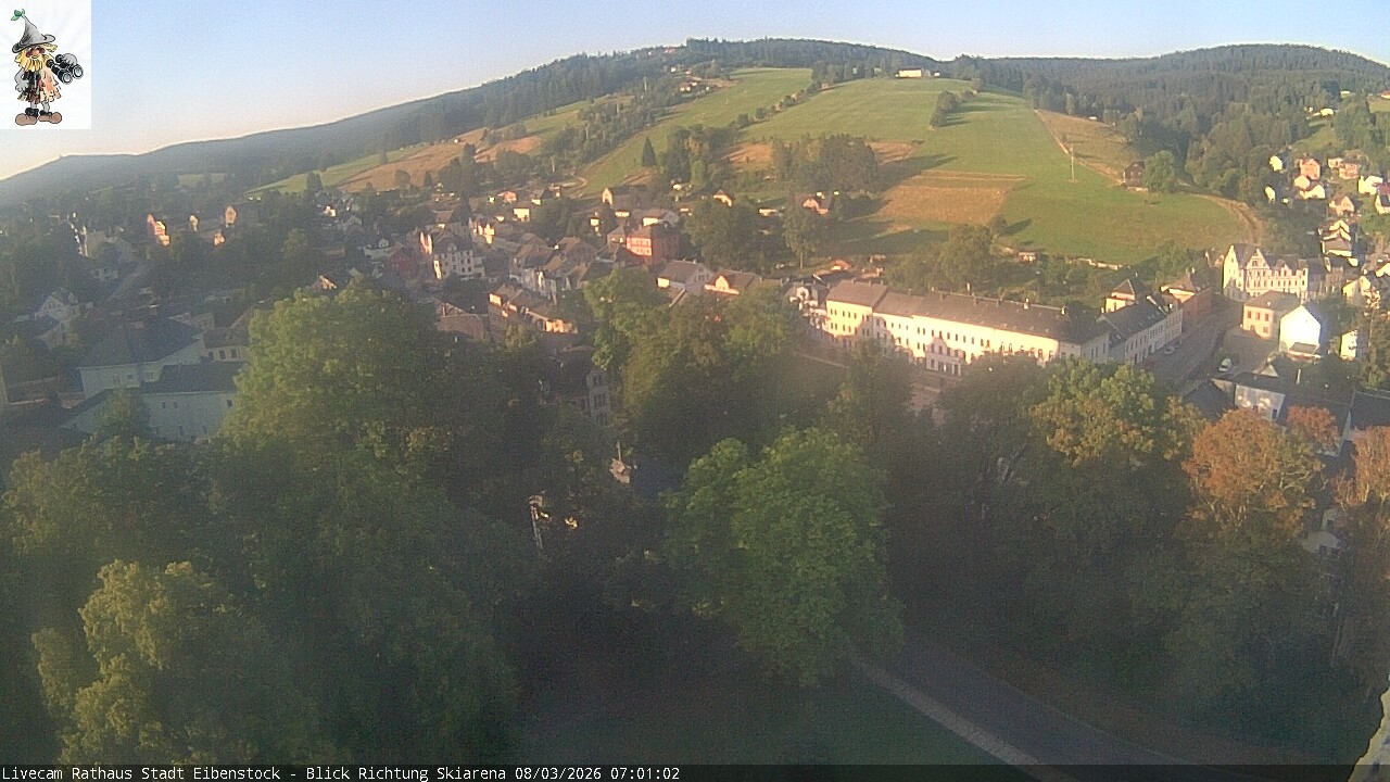 Archived image Webcam Eibenstock in the Erz Mountains