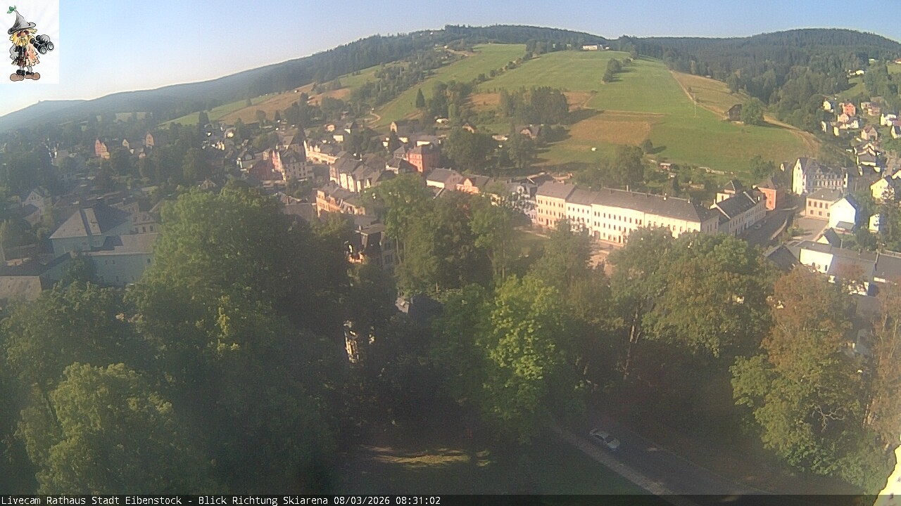 Archived image Webcam Eibenstock in the Erz Mountains