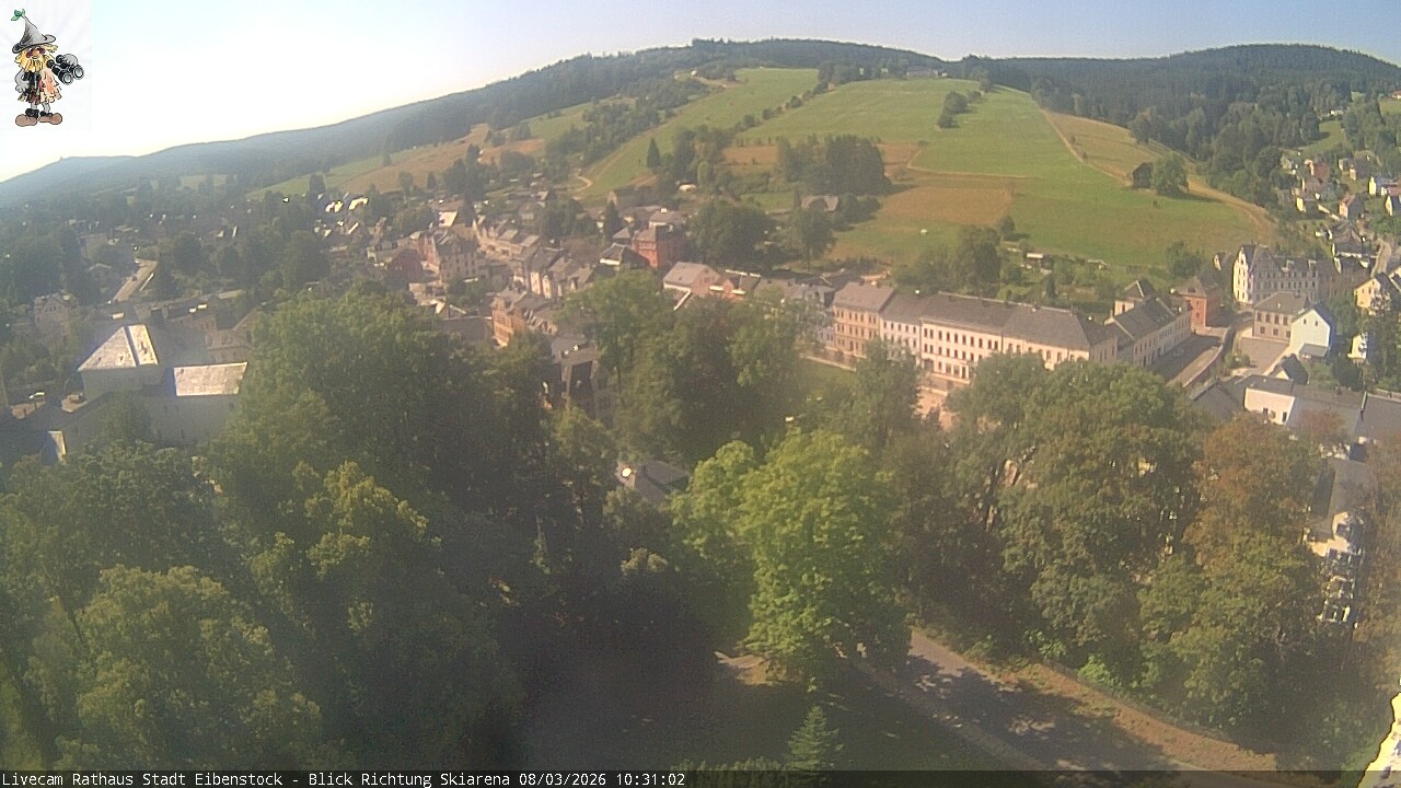 Archived image Webcam Eibenstock in the Erz Mountains