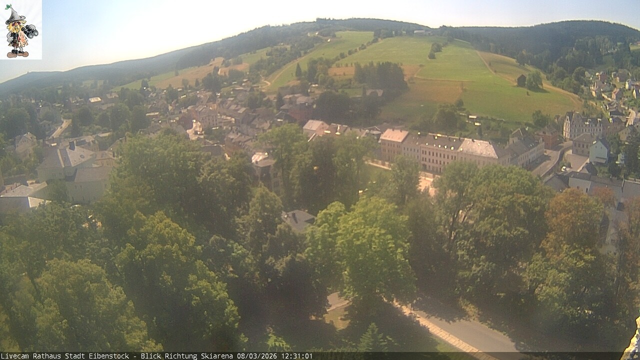 Archived image Webcam Eibenstock in the Erz Mountains