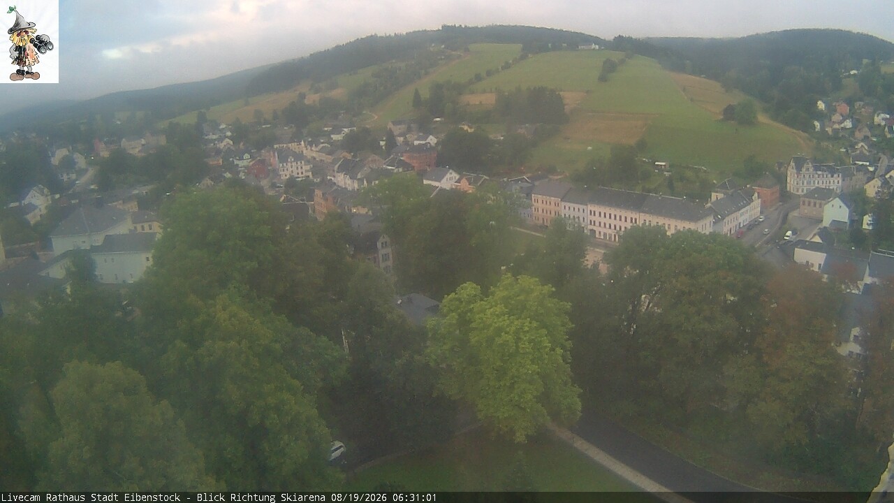 Archived image Webcam Eibenstock in the Erz Mountains