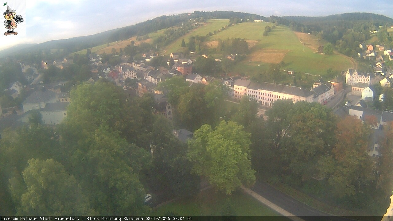 Archived image Webcam Eibenstock in the Erz Mountains