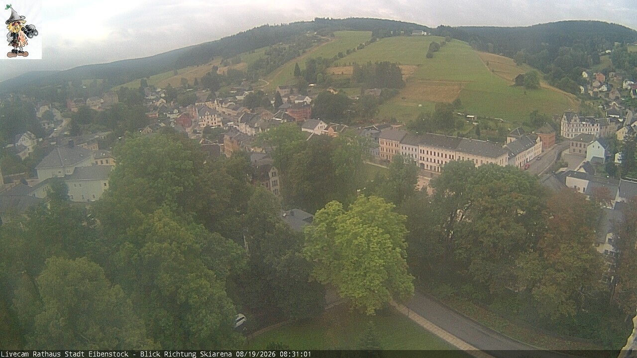 Archived image Webcam Eibenstock in the Erz Mountains