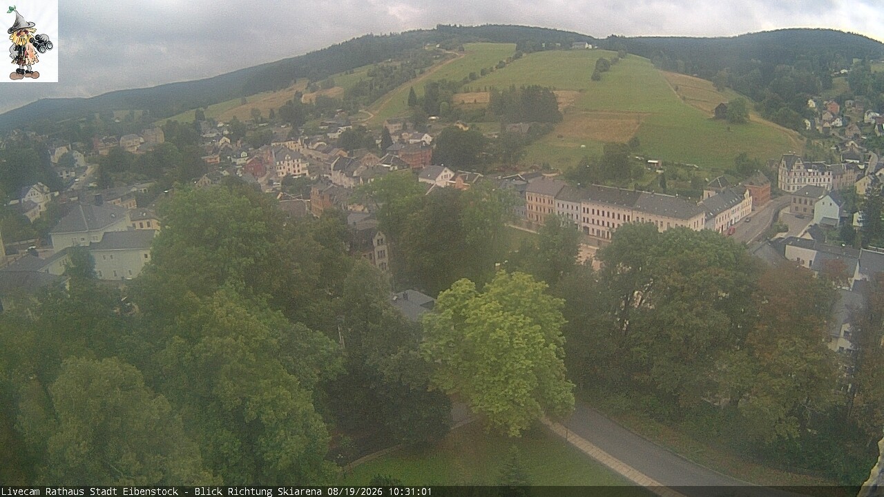 Archived image Webcam Eibenstock in the Erz Mountains