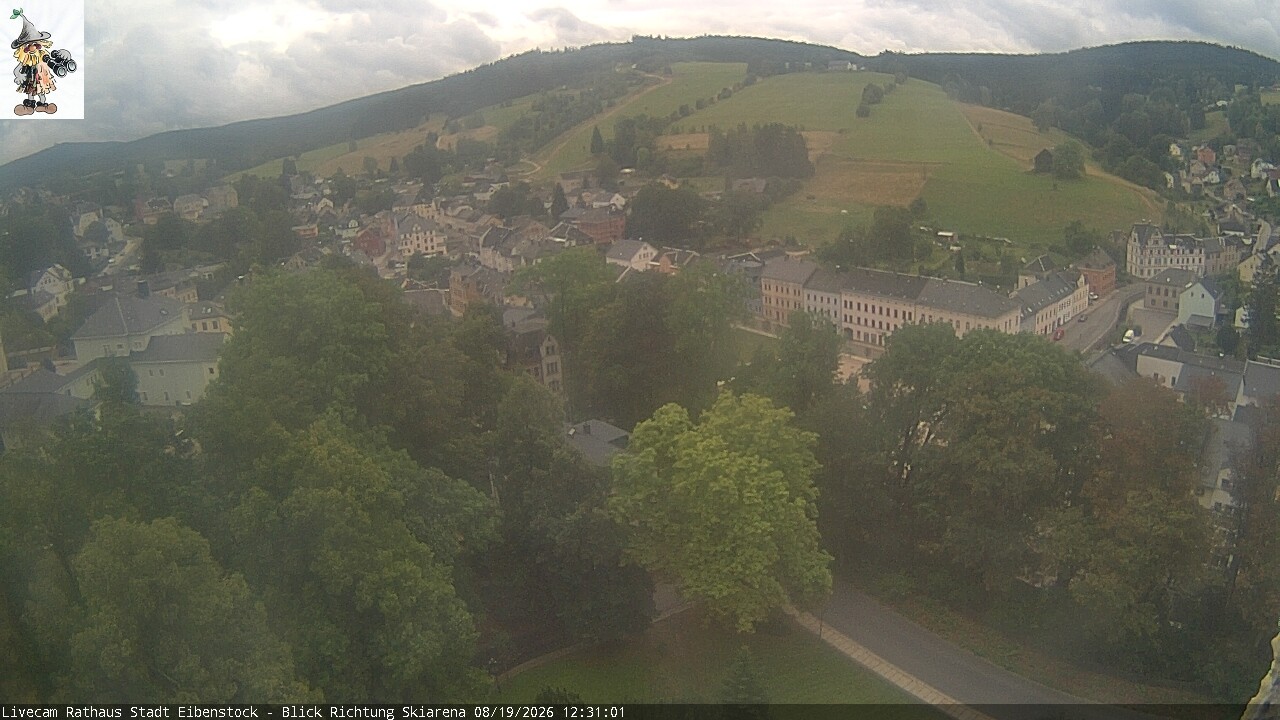 Archived image Webcam Eibenstock in the Erz Mountains