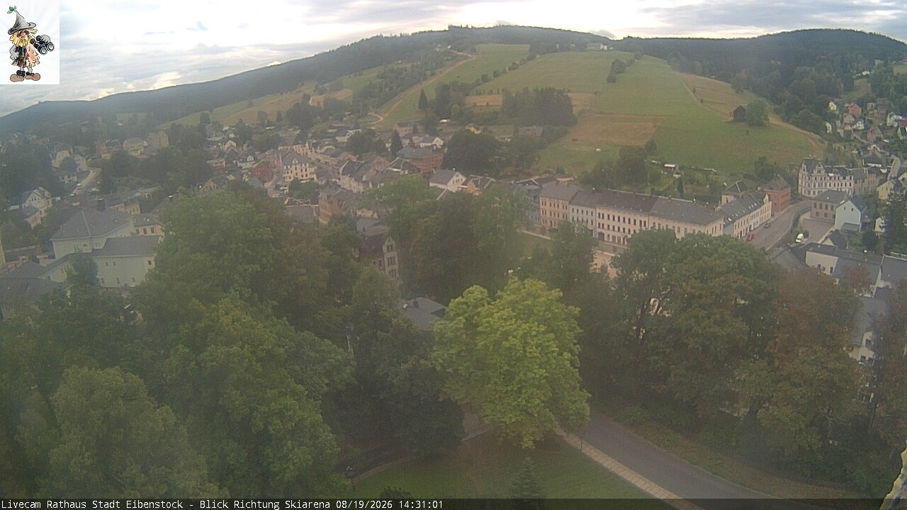 Archived image Webcam Eibenstock in the Erz Mountains