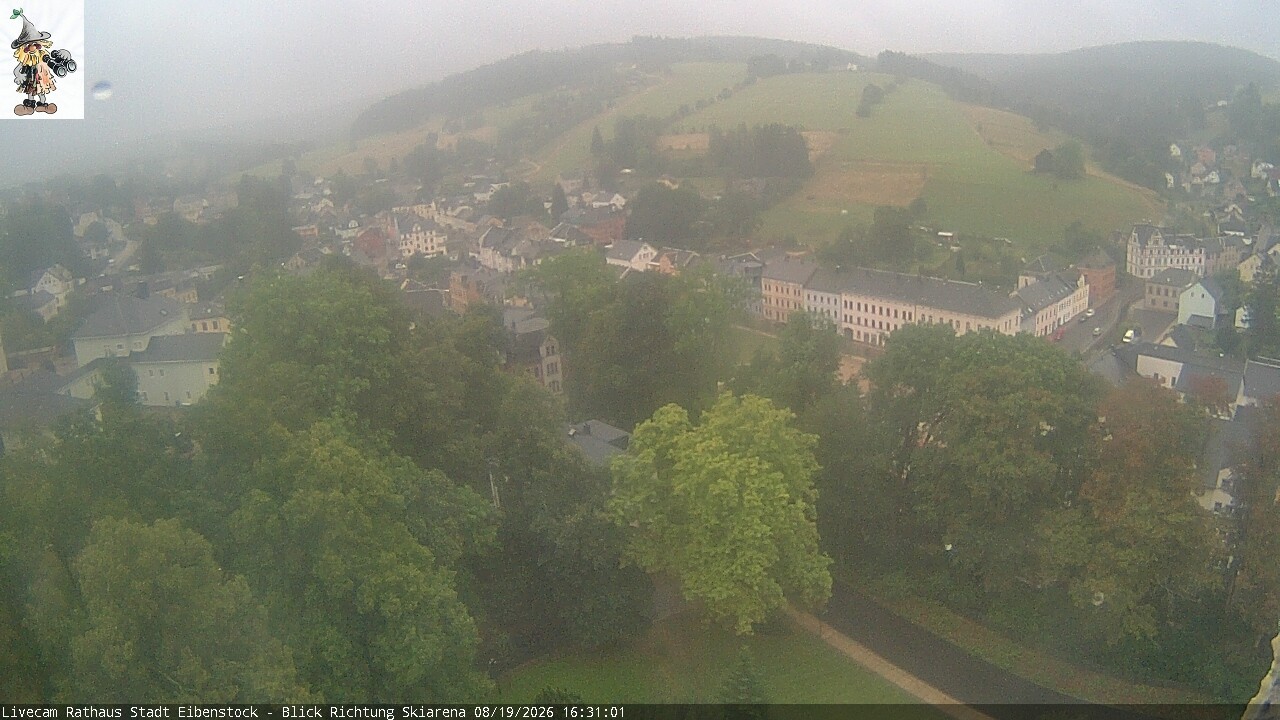 Archived image Webcam Eibenstock in the Erz Mountains