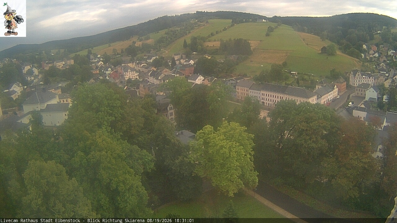 Archived image Webcam Eibenstock in the Erz Mountains