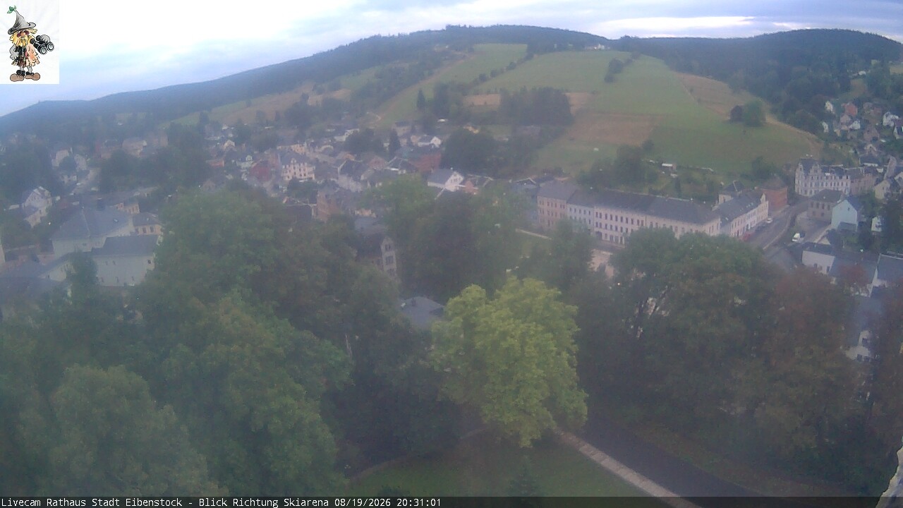 Archived image Webcam Eibenstock in the Erz Mountains