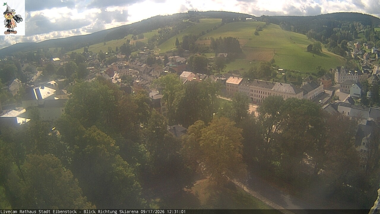 Archived image Webcam Eibenstock in the Erz Mountains