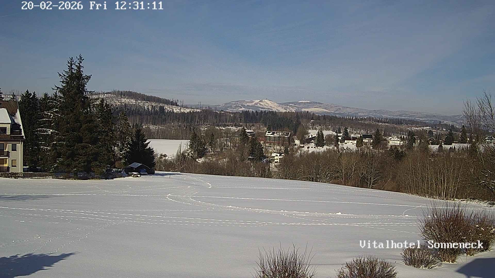 Archived image Webcam Hohegeiß-Braunlage: Panorama view
