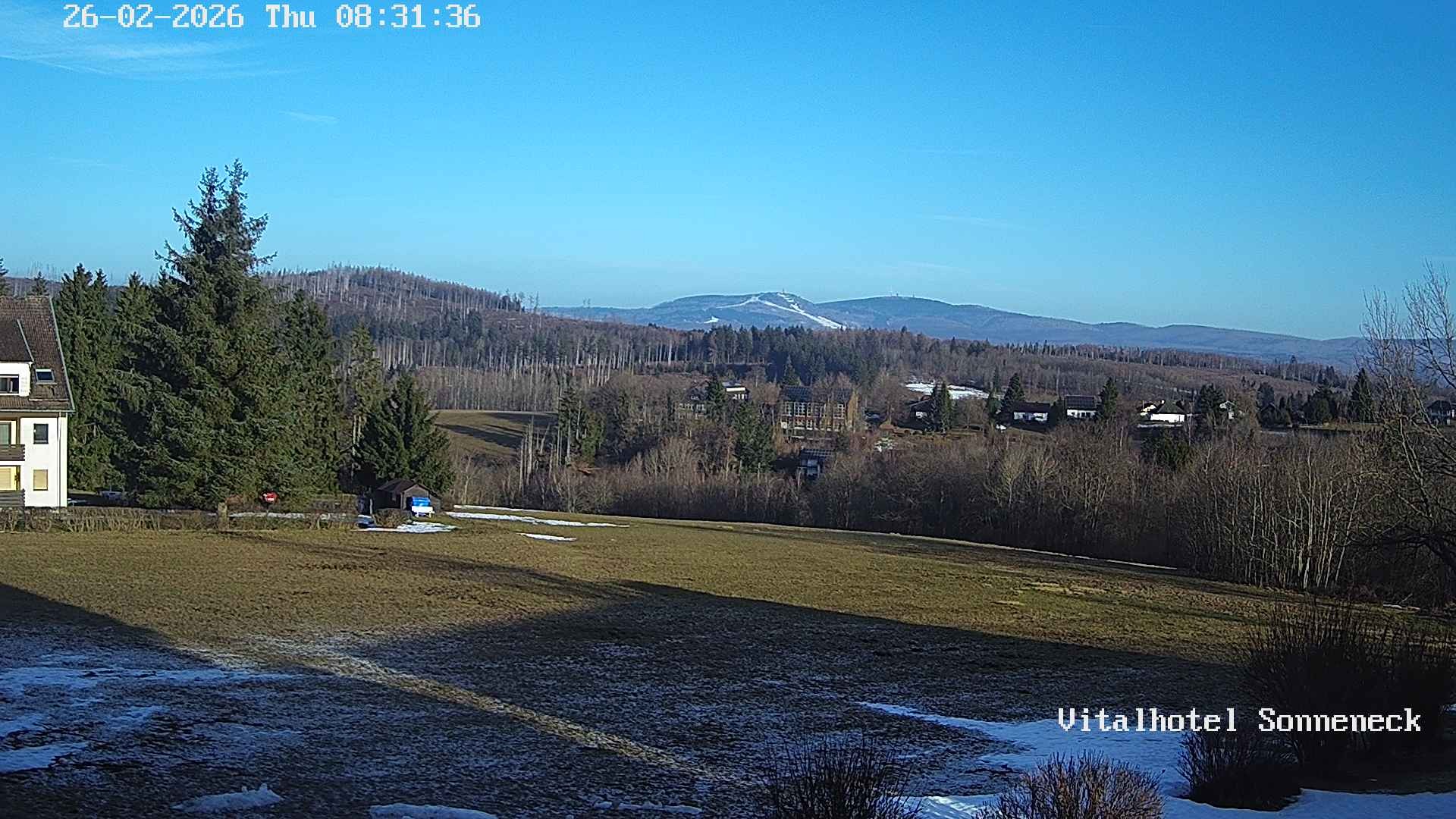 Archived image Webcam Hohegeiß-Braunlage: Panorama view