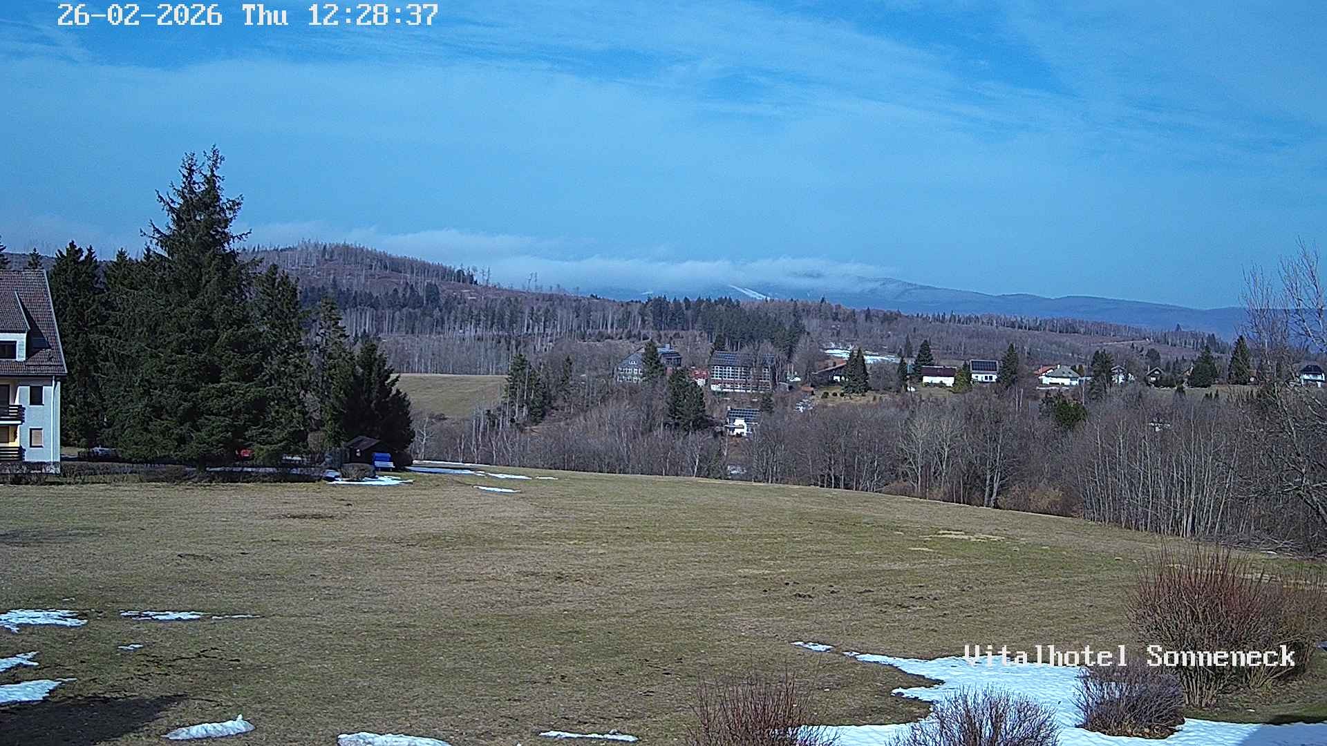 Archived image Webcam Hohegeiß-Braunlage: Panorama view