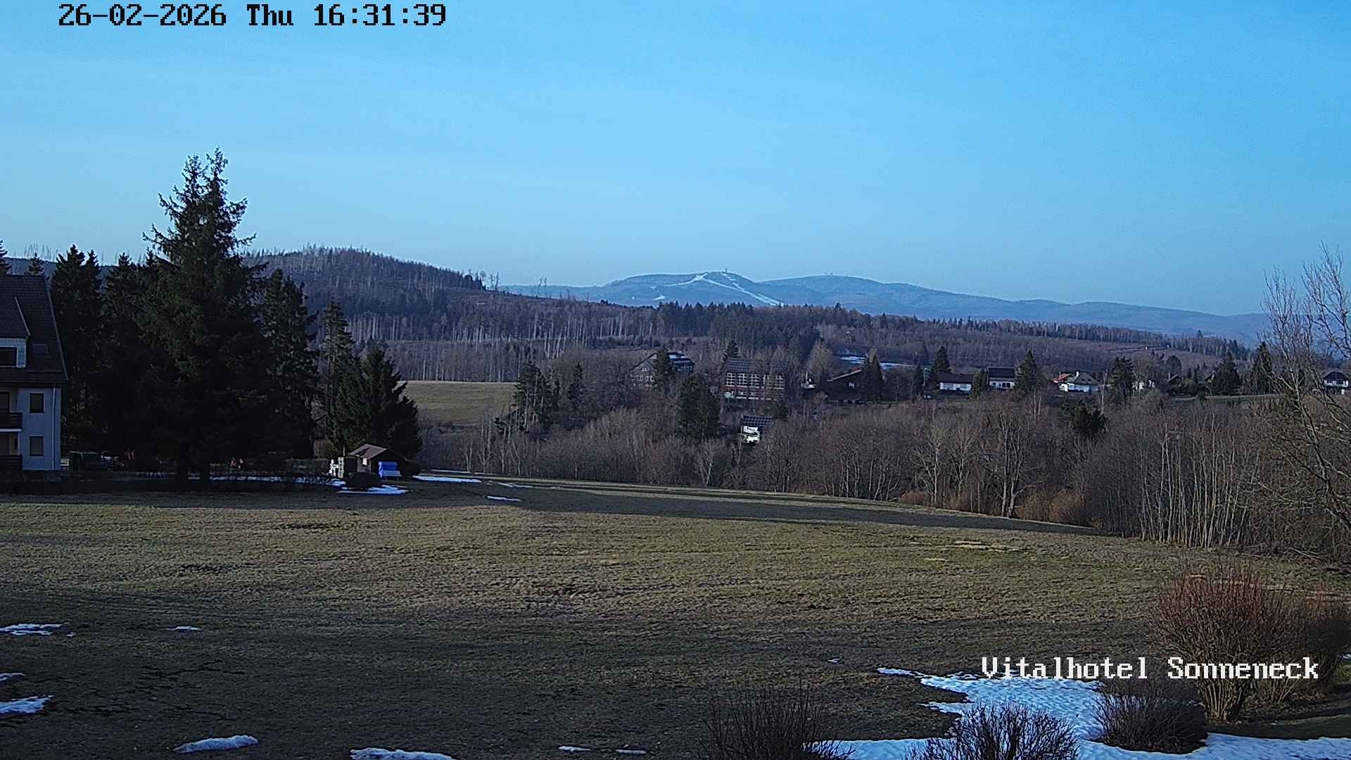 Archived image Webcam Hohegeiß-Braunlage: Panorama view
