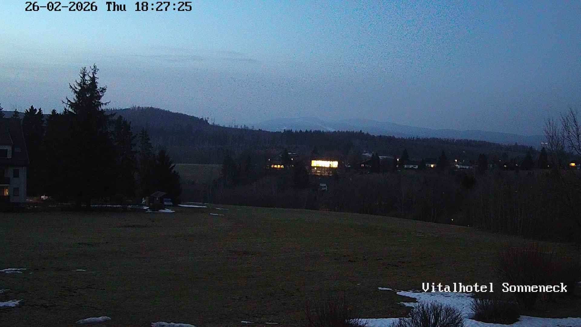 Archived image Webcam Hohegeiß-Braunlage: Panorama view