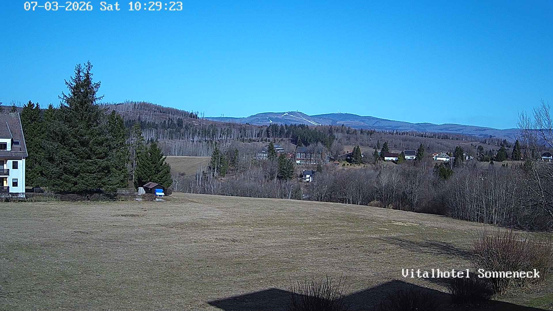 Archived image Webcam Hohegeiß-Braunlage: Panorama view