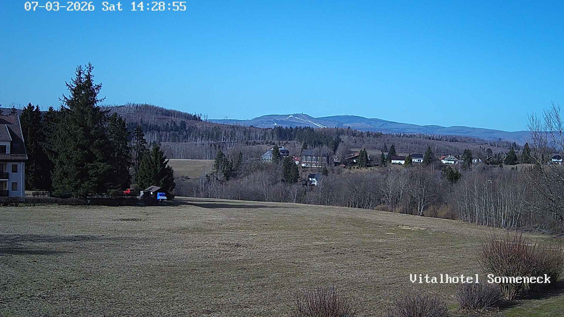 Archived image Webcam Hohegeiß-Braunlage: Panorama view