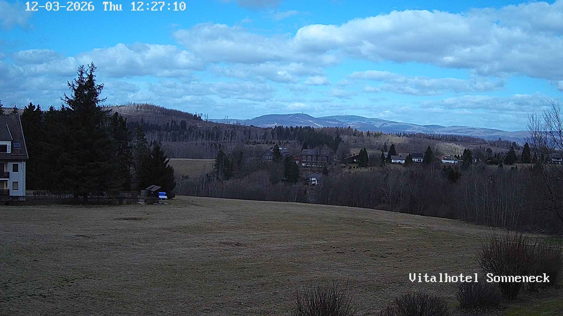 Archived image Webcam Hohegeiß-Braunlage: Panorama view