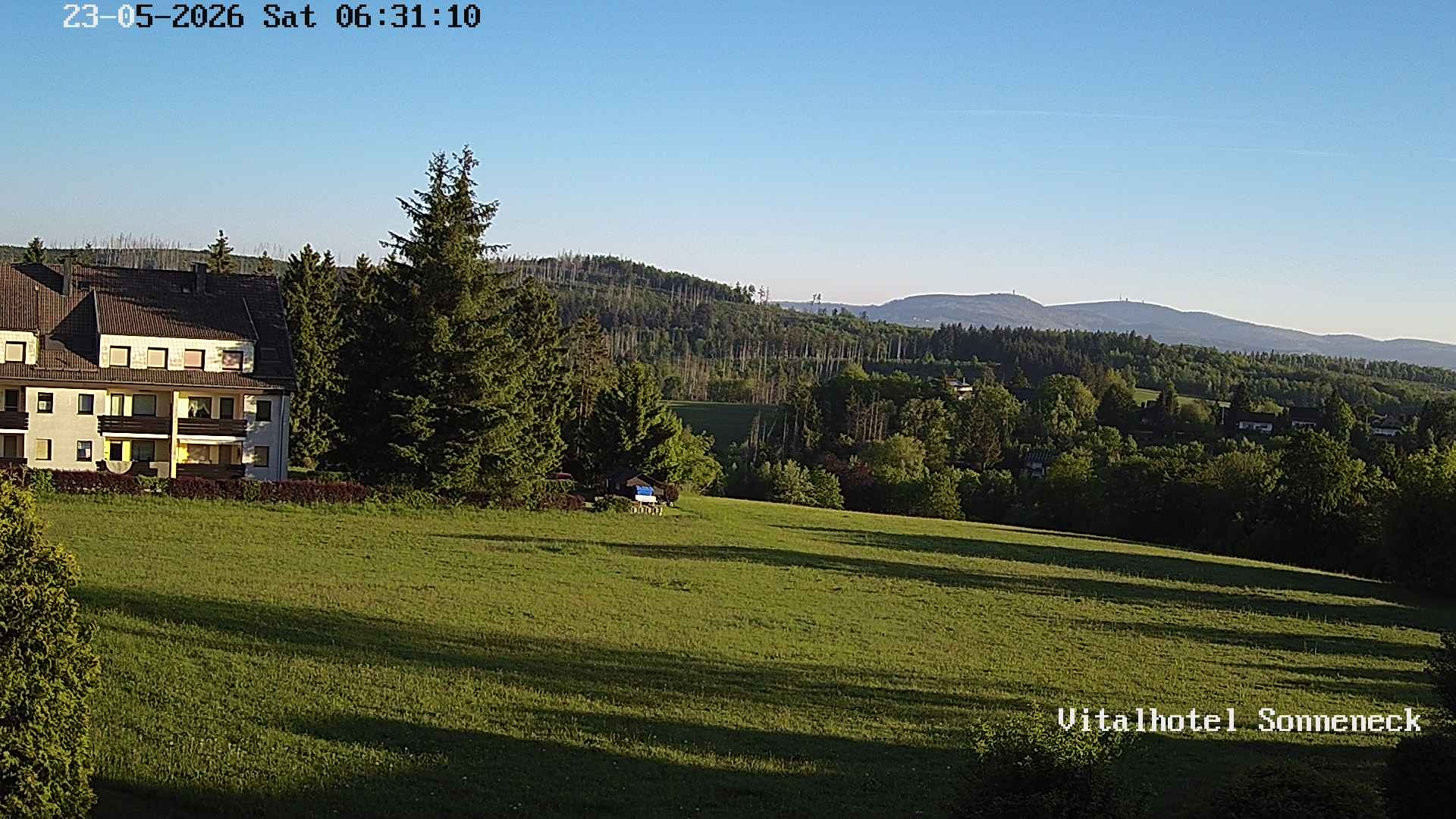 Archived image Webcam Hohegeiß-Braunlage: Panorama view