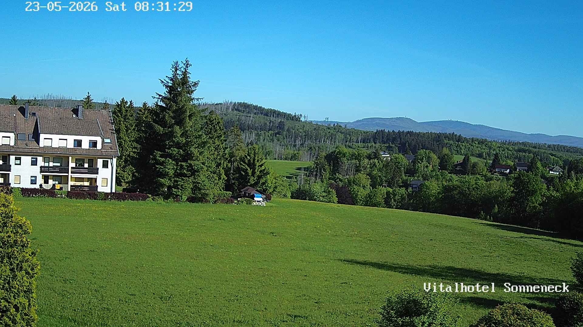 Archived image Webcam Hohegeiß-Braunlage: Panorama view