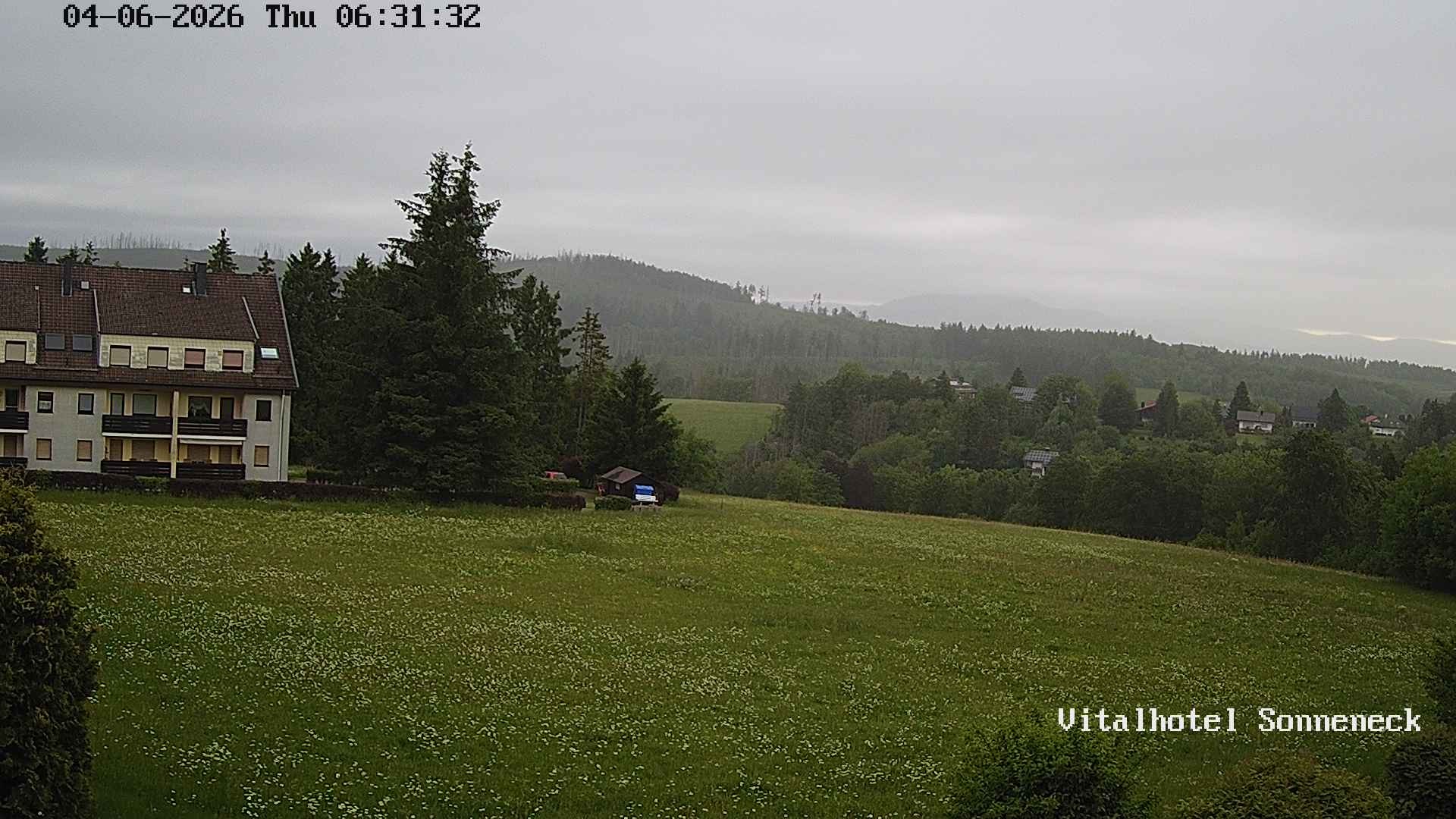 Archived image Webcam Hohegeiß-Braunlage: Panorama view