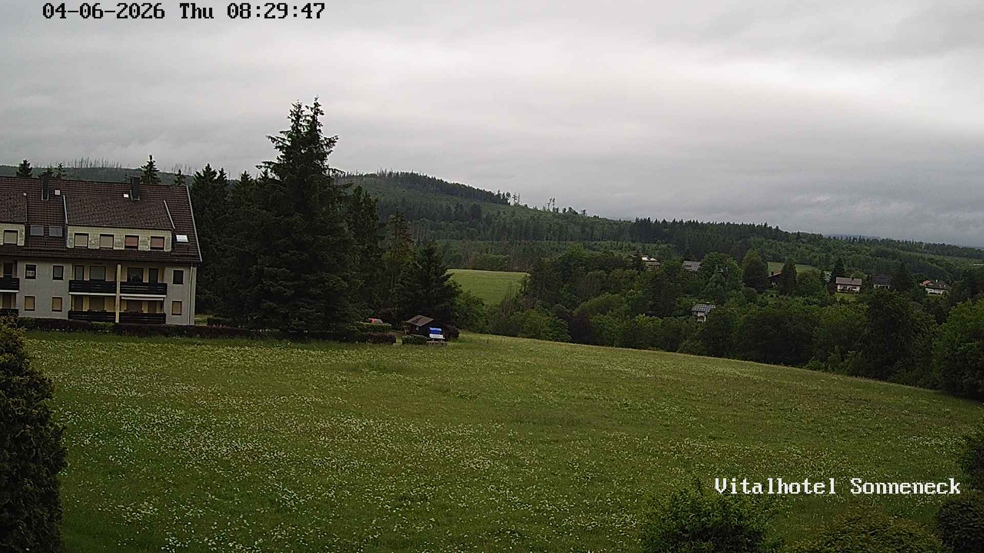 Archived image Webcam Hohegeiß-Braunlage: Panorama view